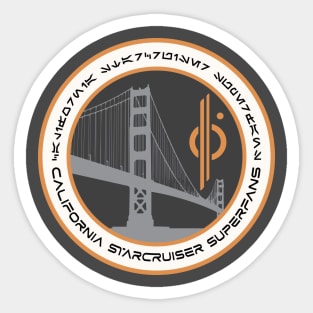 California Starcruiser Superfans Sticker